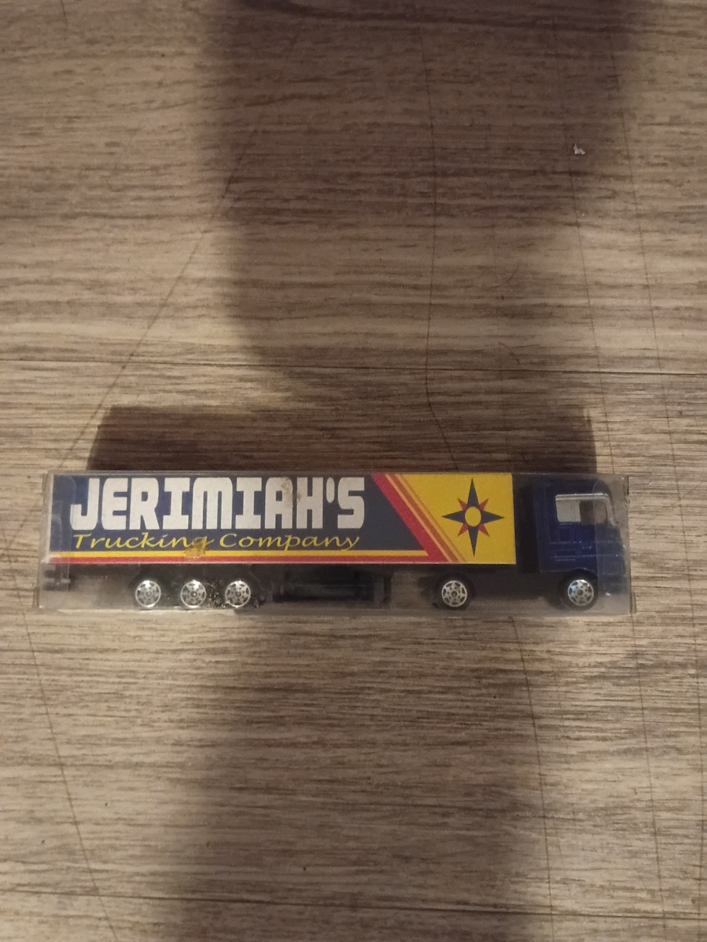 Kids Toy Semi Truck - Blue/Yellow